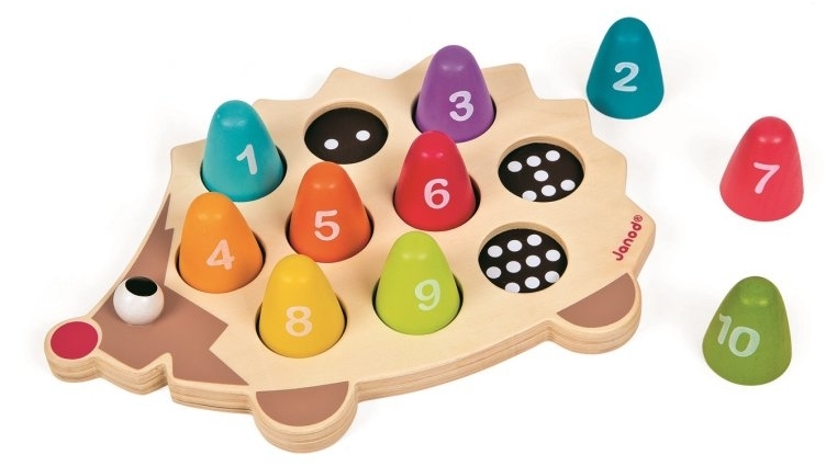Učenje brojeva s didaktičkom igračkom - jež
