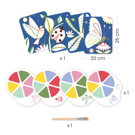 Kreativni set s paletom za bojanje -Bube