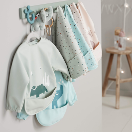 Podbradnik s rukavima - Croco Green