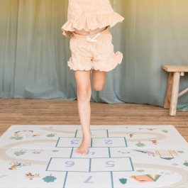 Podloga za igru/puzzle - Školica (120 x180 cm)