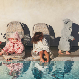 Dječji ogrtač - Mineral Green