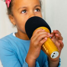 Mikrofon Glitter Groove-žuti