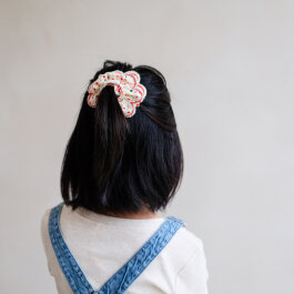 Dječje gumice za kosu scrunchie - Srca
