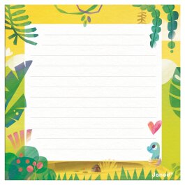 Rođendanska čestitka s puzzlama - Mama i beba Dino