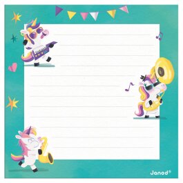 Rođendanska čestitka s puzzlama - Jednorog