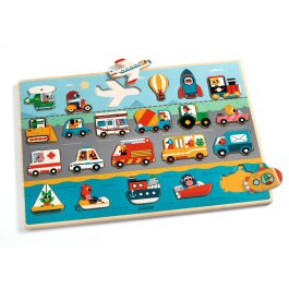 Drvene puzzle - Vozila