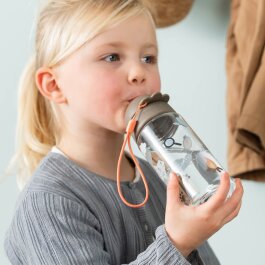 Dječja boca sa slamkom - Tiny trailsSand (350 ml)