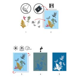 Kreativni set Napravi sam - Čarobni plavi otisci