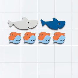 Quut Puzzle za kupanje Quutopija - morski psi