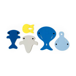 Quut 3D igračke za kupanje - kitovi