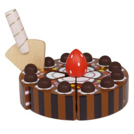 Drvena igračka čokoladna rođendanska torta