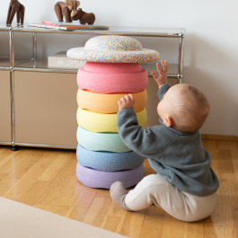 Dječji set za balansiranje - Rainbow Set pastel